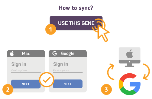 Comment synchroniser Mac avec Google?