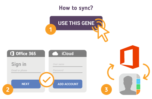 Comment synchroniser Office 365 avec les contacts Apple?