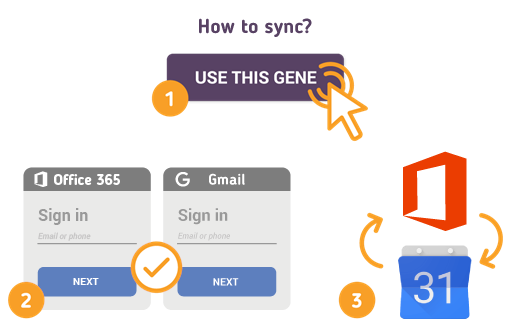 Wie synchronisiere ich Office 365 mit dem Google Mail-Kalender?