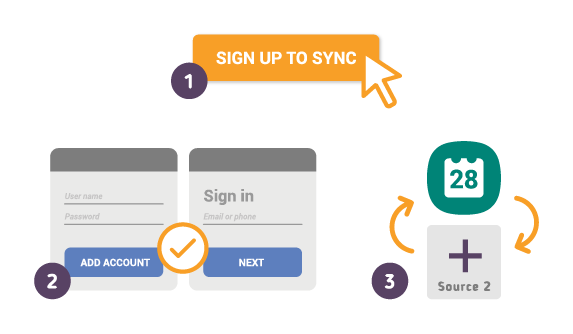 Comment synchroniser votre Calendrier Samsung Galaxy Fold avec SyncGene ?