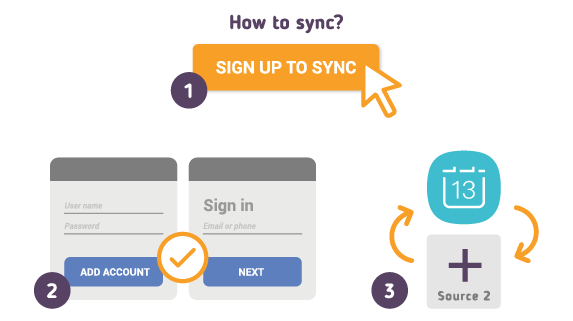 Sync Samsung Galaxy S8 Calendar Using Free SyncGene Service