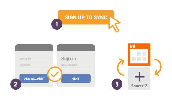 Comment synchroniser votre Xiaomi Redmi 8 Calendrier avec SyncGene ?