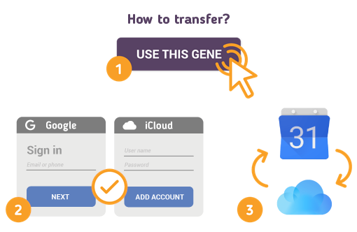 Comment transférer Google Agenda vers iCloud?