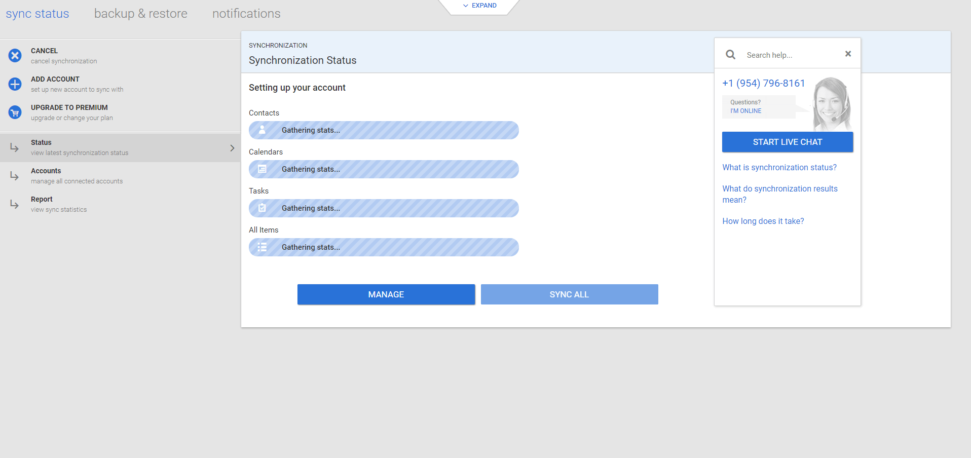 Configuration de votre compte